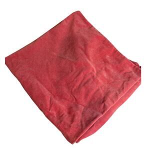 Large Square Velvet Pillow Cover Salmon Pink